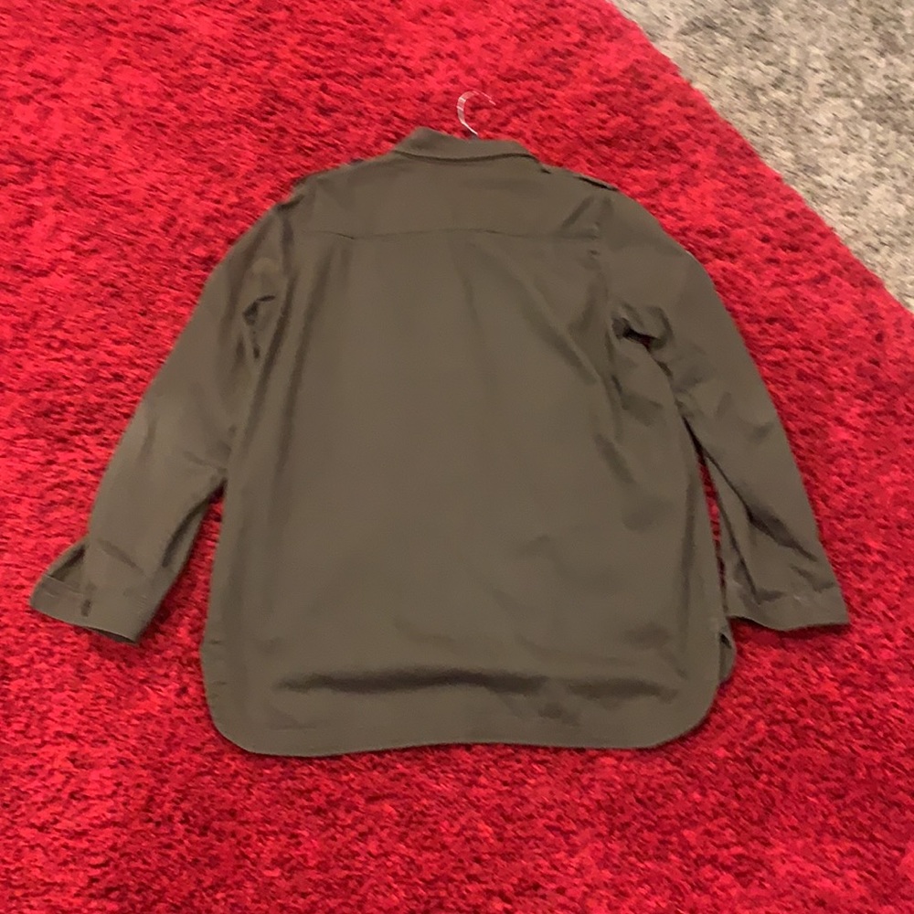 Army Green Shirt/Jacket With Patch Detailing - image 2